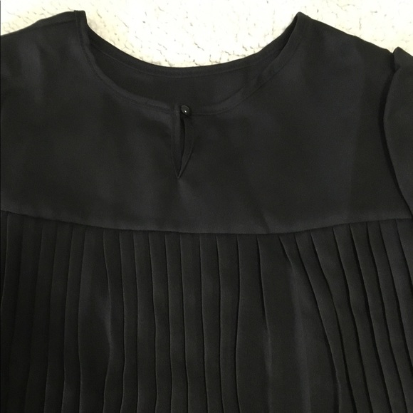 Women's Blouse Hi-Lo Hem Pleated Top NEW - Picture 9 of 17